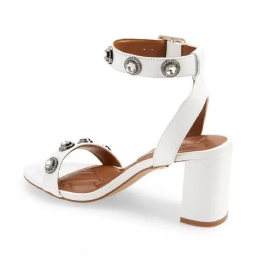 Octavia Ankle Strap Sandal In White